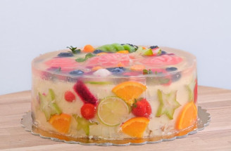 RECEPT: Želé torta s vyrezávaným ovocím z Pečie celé Slovensko