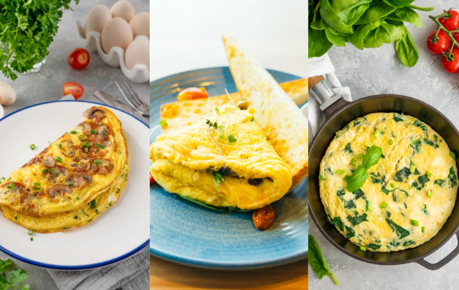 recepty na omeletu