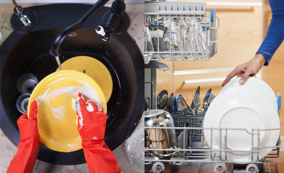 ručné umývanie riadu