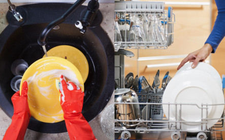 ručné umývanie riadu